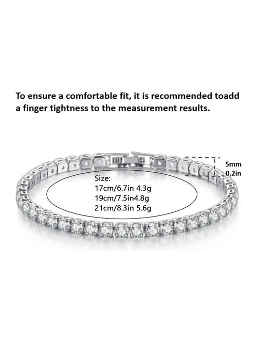 Rhinestone Link Bracelet