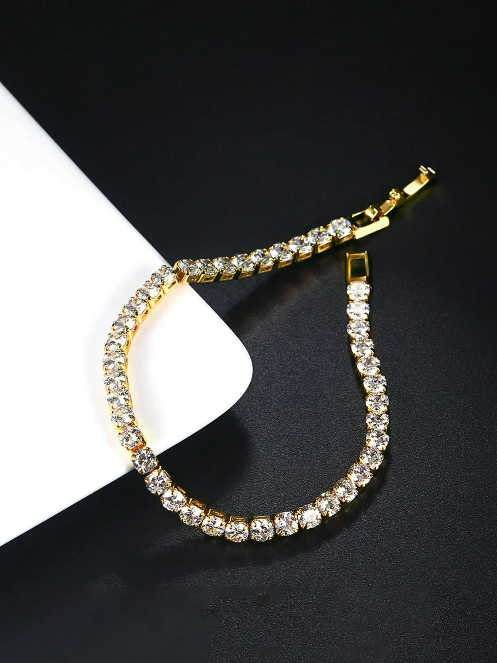 Rhinestone Link Bracelet