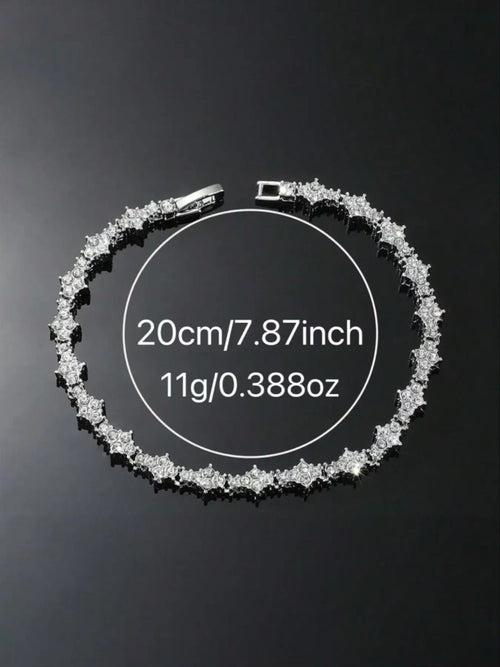 Cubic Zirconia Tennis Bracelet